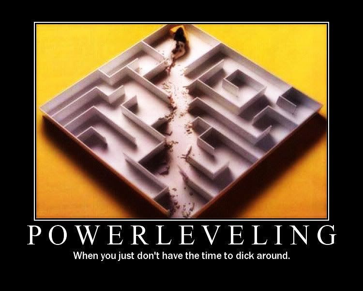 Powerleveling Demotivational