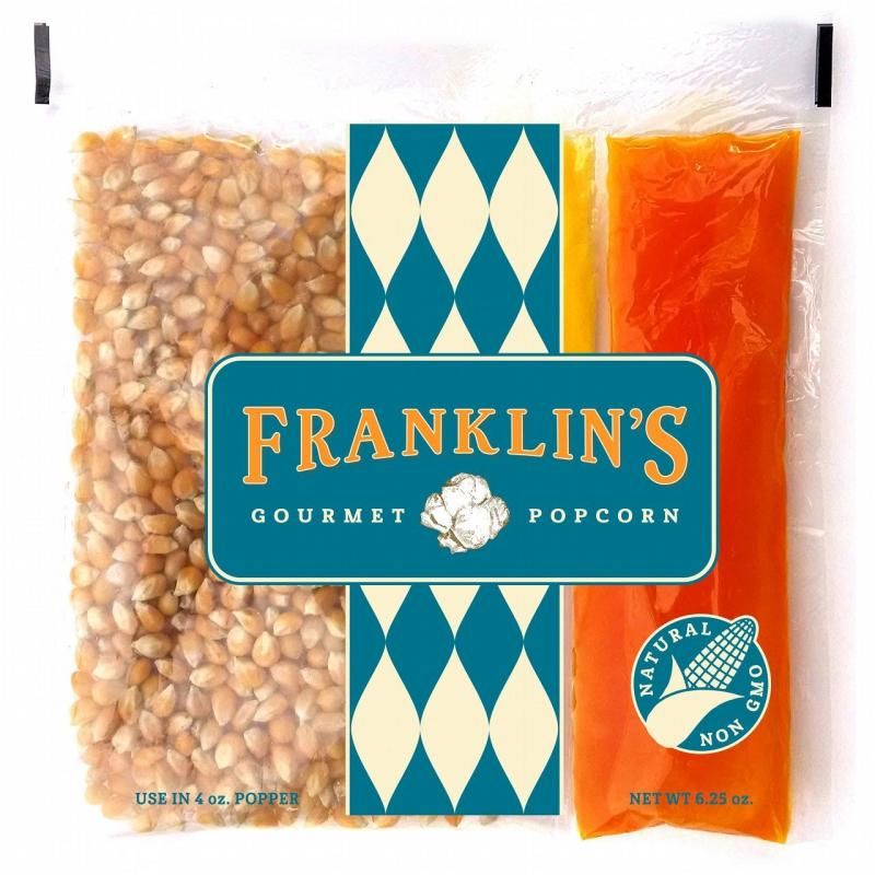 Review ~ Franklin's Gourmet Pre-Measured Popcorn Packets