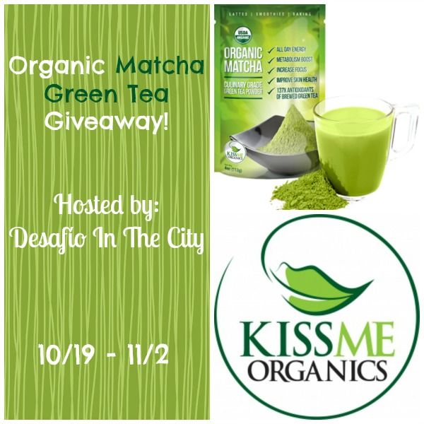 Organic Matcha Green Tea Giveaway!