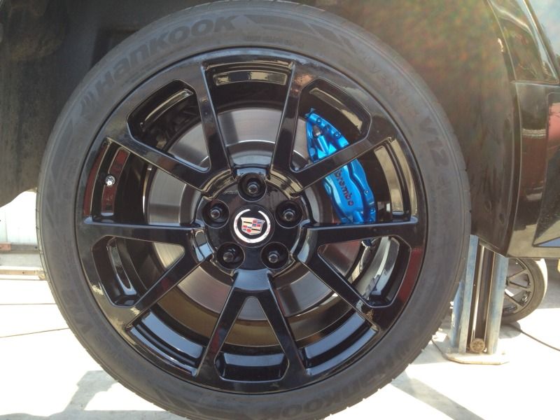 Black OE Wheels with ZR1 Blue Calipers