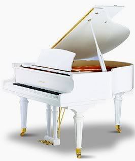 white baby grand