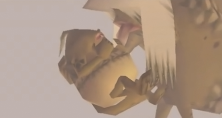 The Goron Child remembers his father holding him.