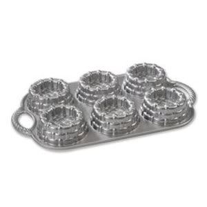 Nordic Ware Cast-Aluminum Nonstick Baking Pan, Shortcake Baskets