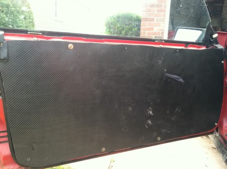 Carbon Door panels, Because Race car.