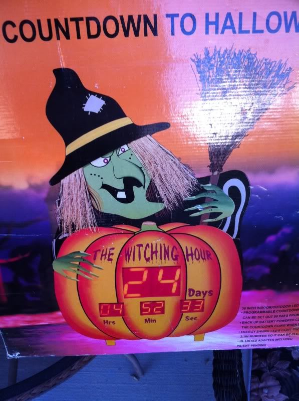 Other Halloween countdown clock help