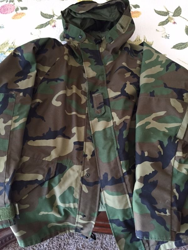 New US Army Cold Wet Weather Gen 1 ECWCS Woodland Goretex Parka Jacket Coat