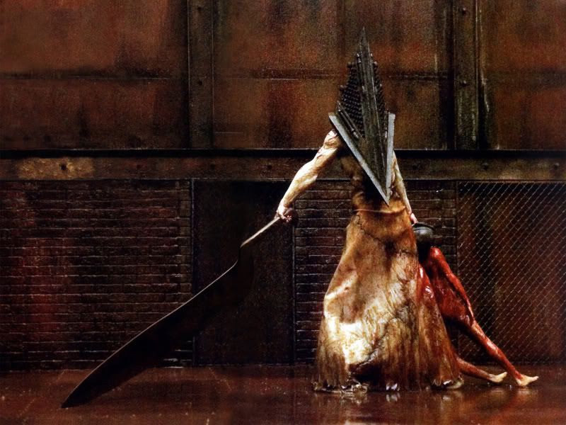 silent hill wallpaper. Pyramid head from Silent Hill