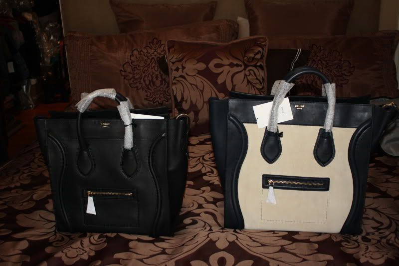 celine trapeze bag for sale - CELINE Luggage Tote - mini, small and medium together? - PurseForum