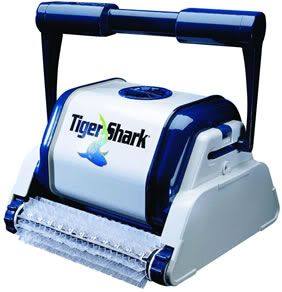 Tiger Shark save time looking after your swimming pool now call 01494 671787