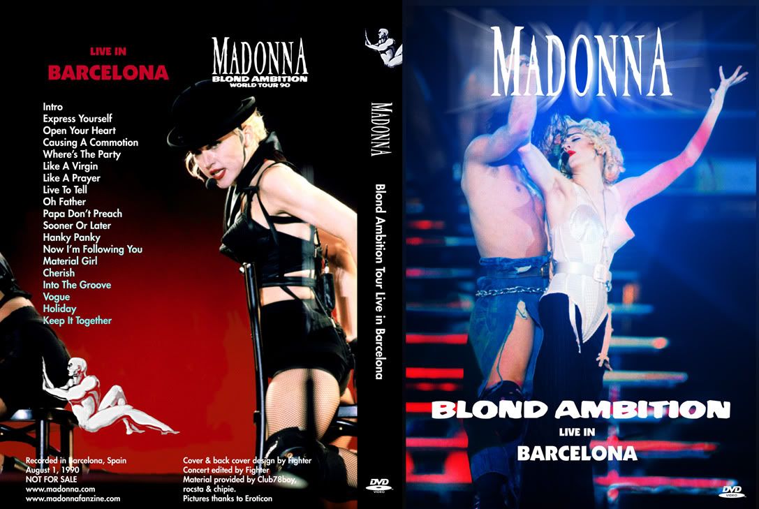 Resultado de imagen para MADONNA DVD BLOND BARCELONA