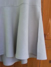 Khaki Flounce Skirt, size 3x