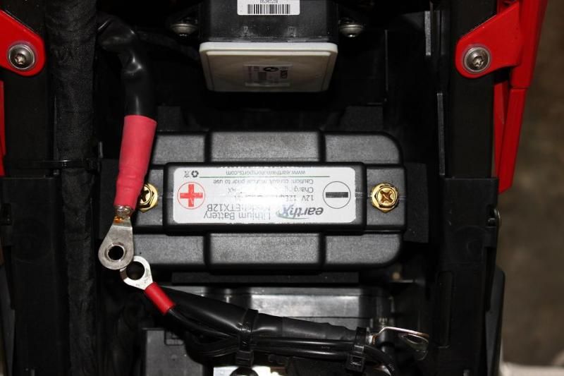 EarthX 1.3lb Lithium Battery Install & Review BMW S1000RR Forums BMW