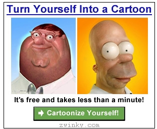 turn yourself into a  cartoon