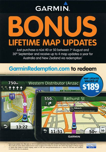 garmin 2012 bonus maps