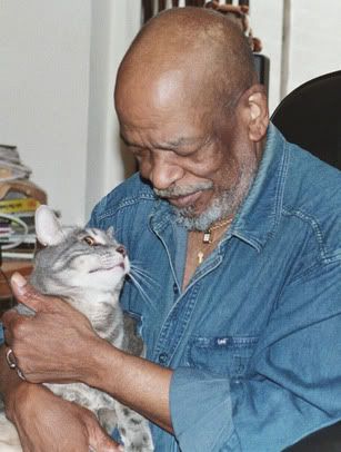 Jimmy and his cat Prince in 2011