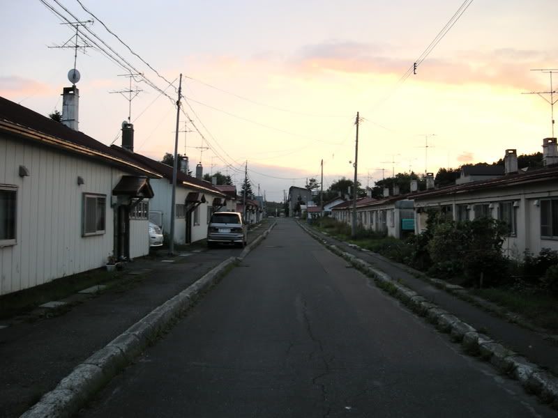Onishibetsu. The road just below me.