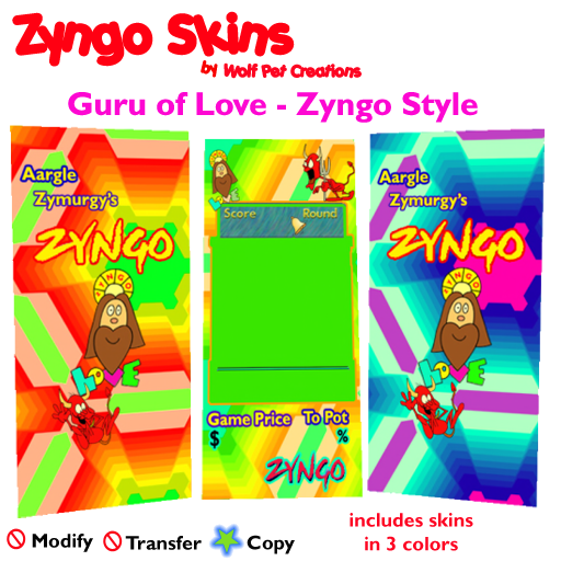 Zyngo Skin Guru of Love