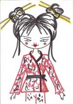 Geisha de Paxzu en marcador