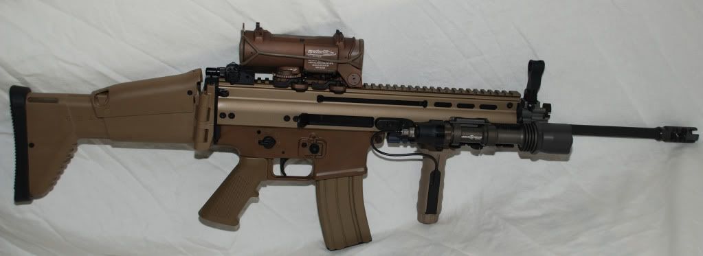 SOLD FN SCAR W Elcan Spector DR Surefire 4500 FN Herstal Firearms