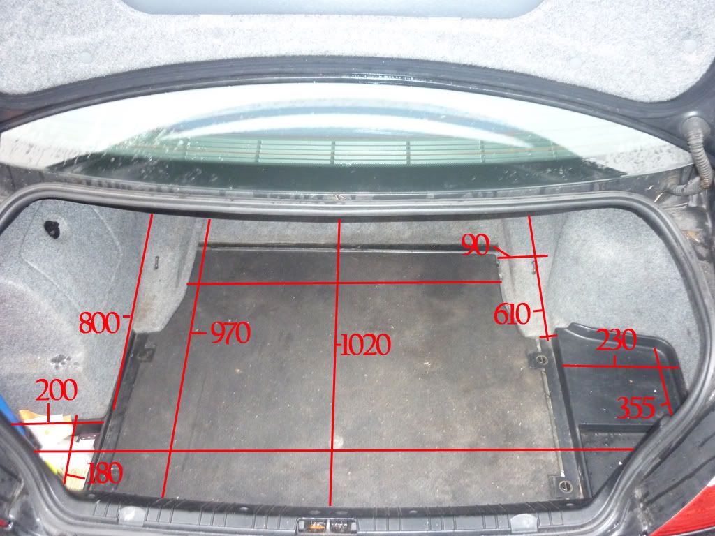 Bmw e46 coupe trunk dimensions #4