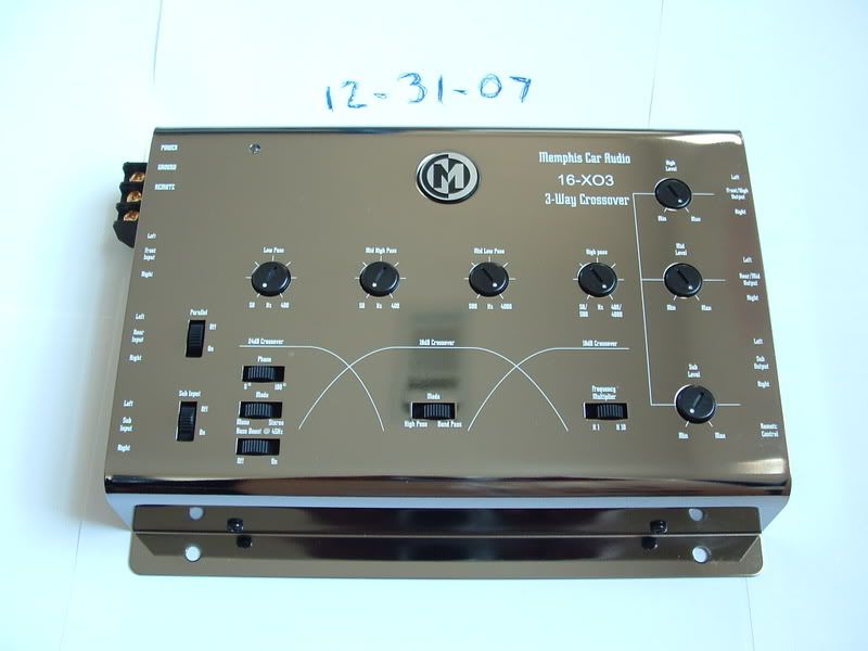 Memphis 16XO3 Electronic Crossover Car Audio