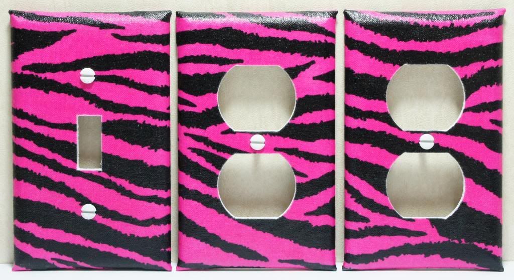ZEBRA LIGHT SWITCH & OUTLET COVERS (CREATE YOUR ORDER)