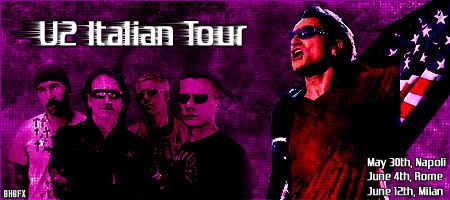 U2 Italian Tour