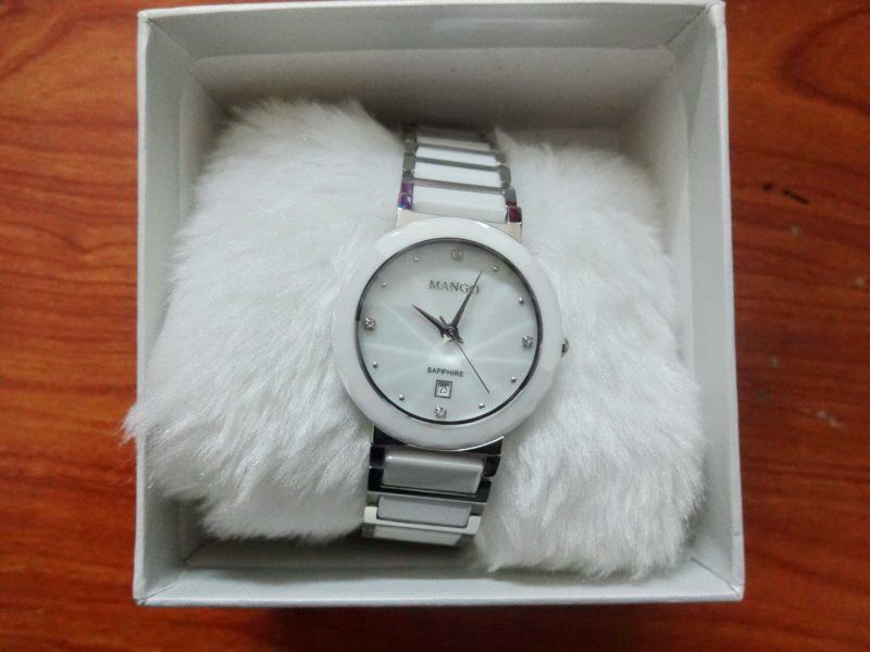 Đồng hồ nam Ogival  Swiss made, nữ Mango  fullbox sách vở 98%, túi xách hãng Playboy - 3