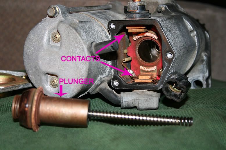 2000 Toyota camry starter contacts