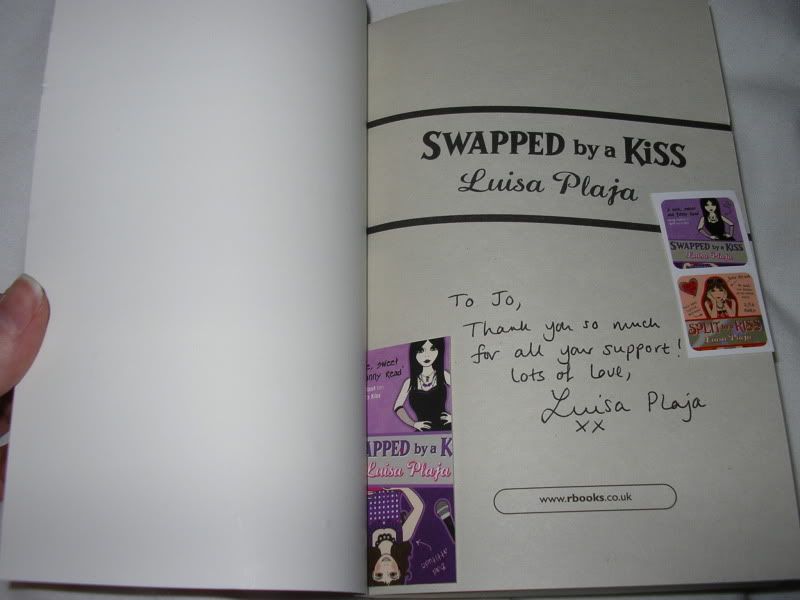 swapped by a kiss by luisa plaja signed