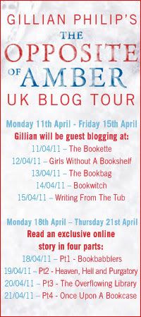 the opposite of amber by gillian philip blog tour