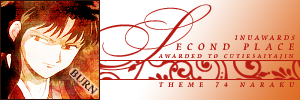 2nd place @ inuawards, Theme 74.