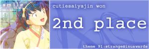 2nd place @ inuawards, Theme 91.