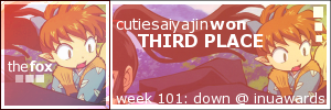 3rd place @ inuawards, Theme 101.