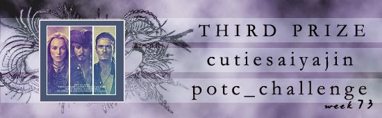 3rd place @ potc_challenge, Week 73.