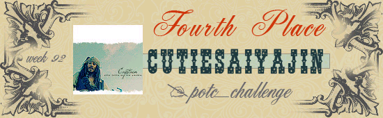 4th place @ potc_challenge, Week 92.