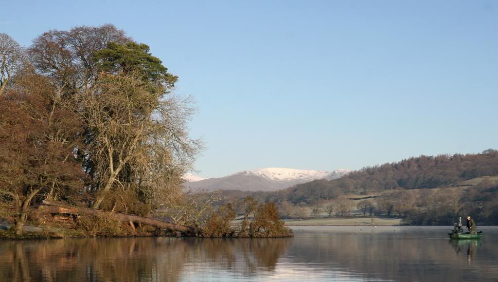 Snow capped fells