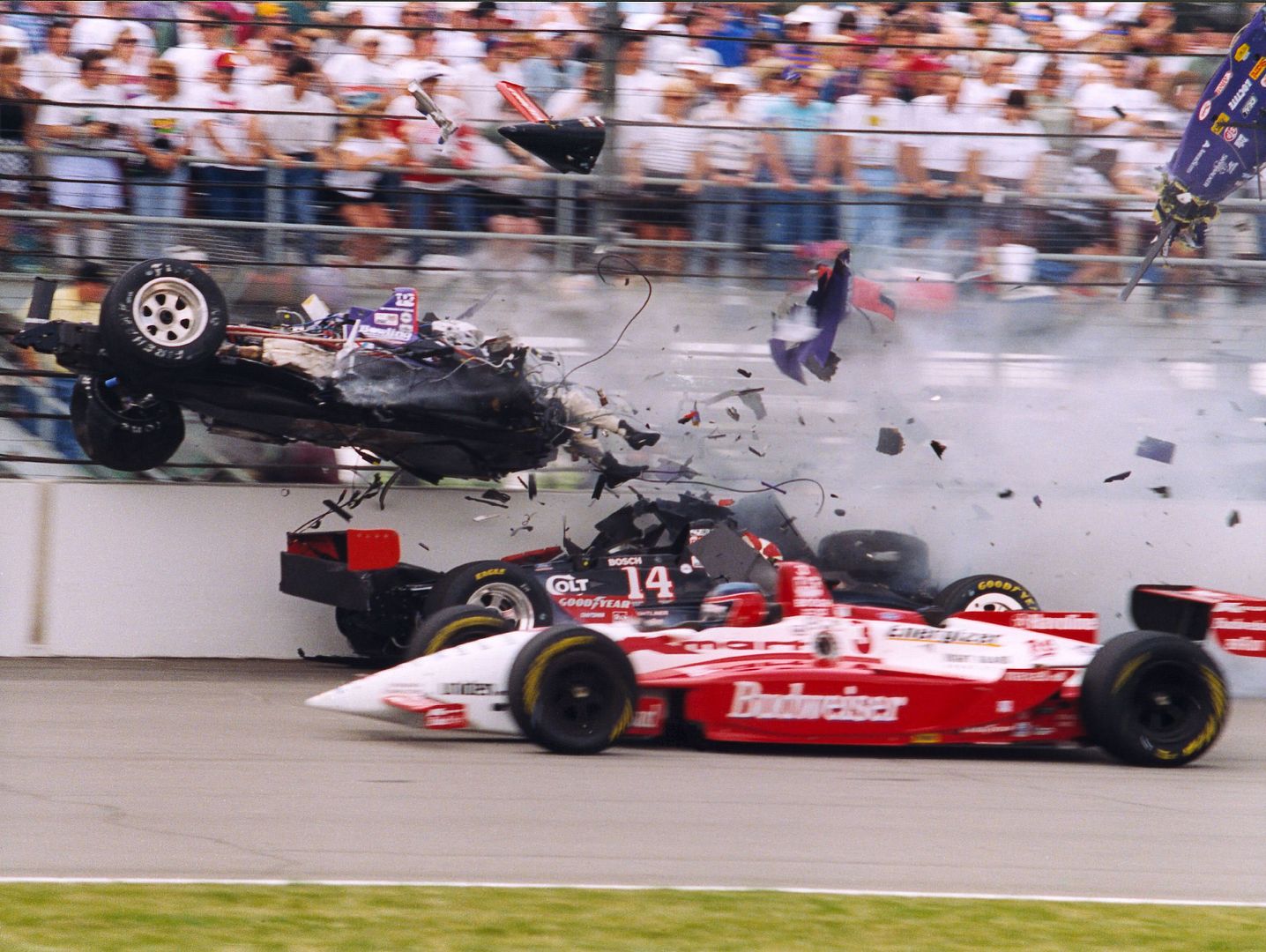 Massive Indy Car crash from yesterday DOA Drum & Bass Forum