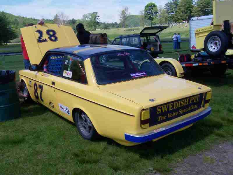 First time I saw a 99 racing at Limerock is this the Volvo 144 youre