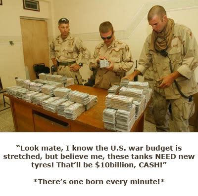 Silly Americans spending all their monies!