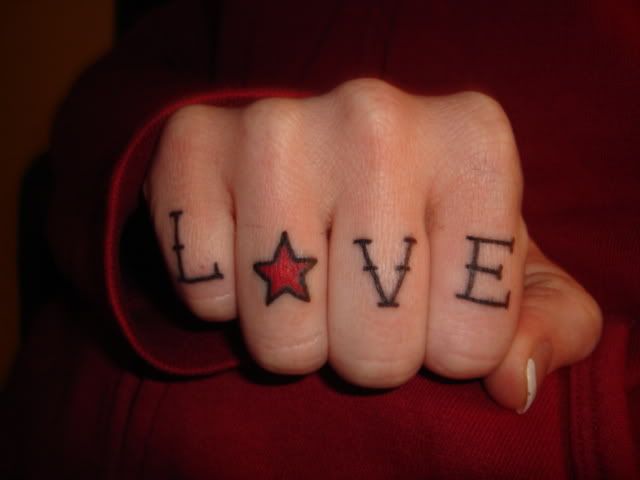 Finger tattoos with colordo tend to fade a bit faster, simply because your 