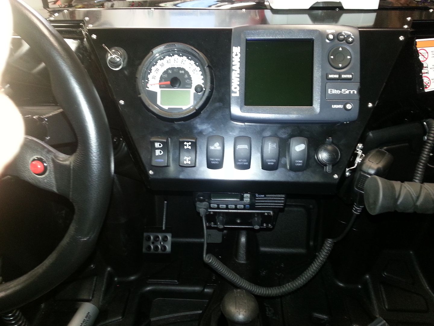 Utv inc polaris rzr lowrance elite 5m gps dash plate Page 3 Polaris