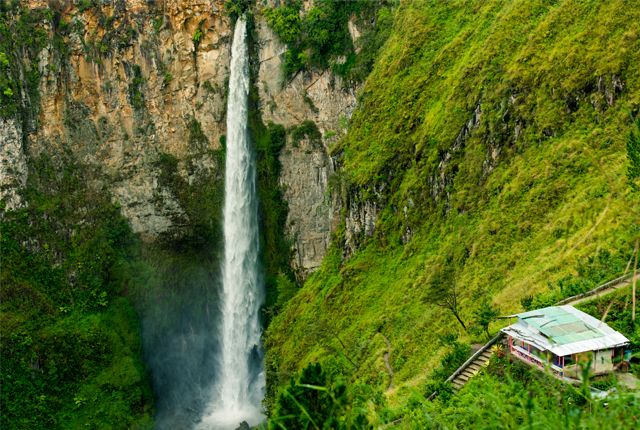 Download this Sipisopiso Waterfall Tongging North Sumatra Indonesia picture