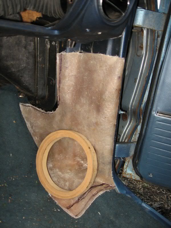 1964 Impala custom fiberglass kick panel build