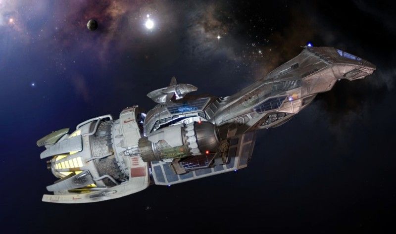 Serenity space ship from Firefly