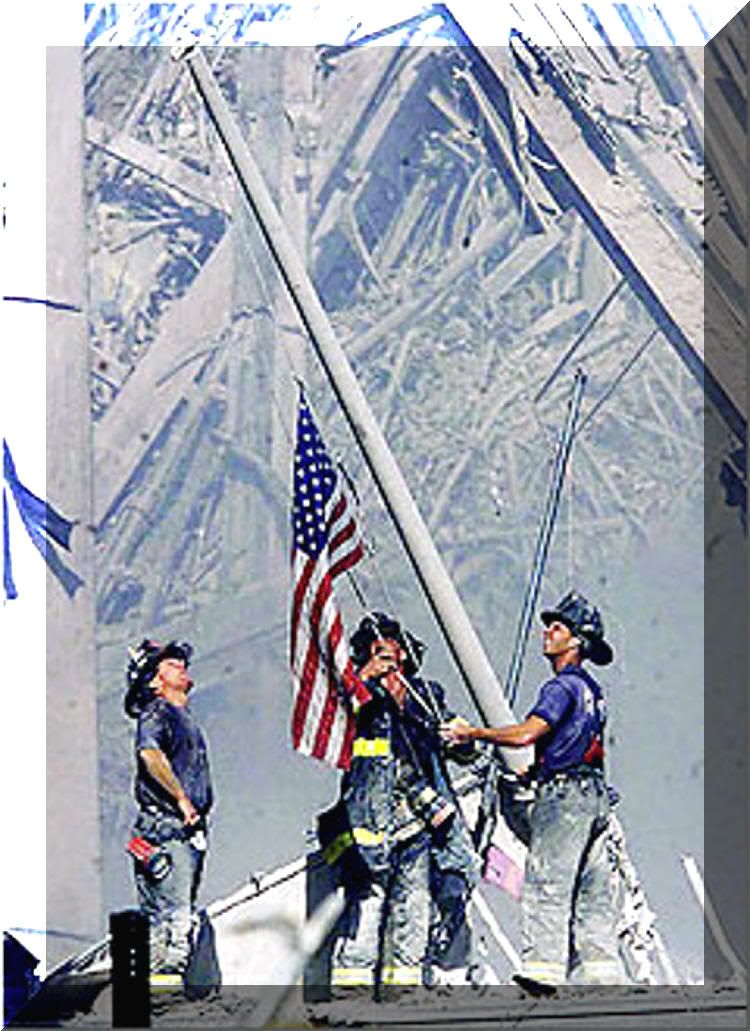 9 11 Flag. 9/11 -- Remeber. Resolve.