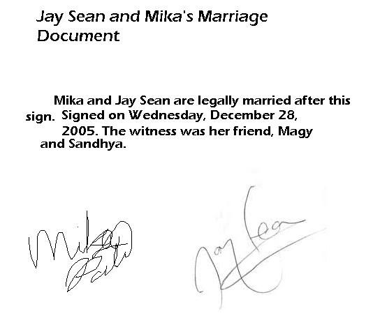 Jay Sean Marriage