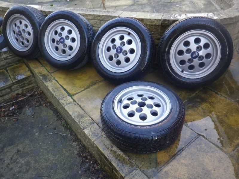 5 Ford XR2 13" pepper pot alloys SOLD! Retro Rides