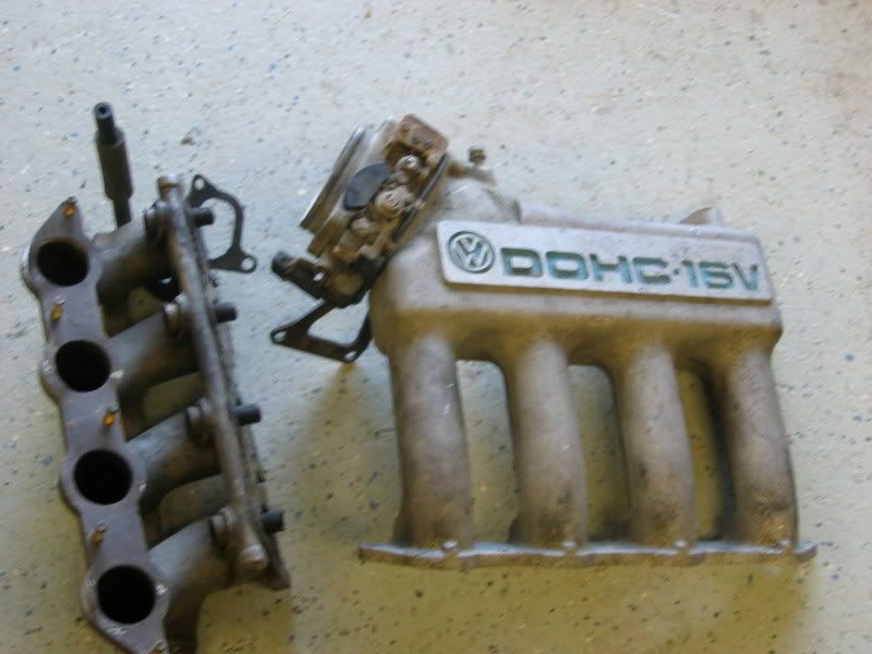 16v intake manifold, upper and lower VW Vortex Volkswagen Forum