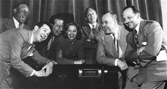 Jack Benny and his cast